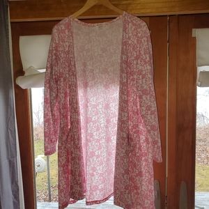 LuLaRoe duster womans xl like new 2 pockets